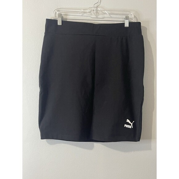 PUMA Classics Tight Skirt Size XL Black NEW Active Performance Sporty Casual - Picture 2 of 10